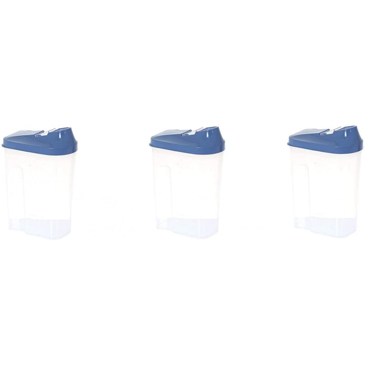 Bakliyat Kabı, Sürgülü, Mavi, 3 Adet 250 mL