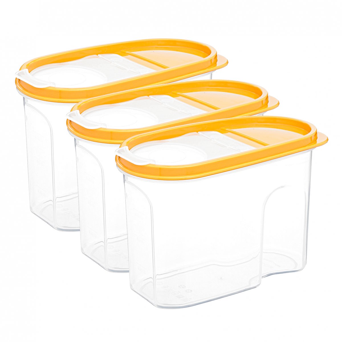 Erzak Kabı, 1,2 LT, Hardal 3'lü Set