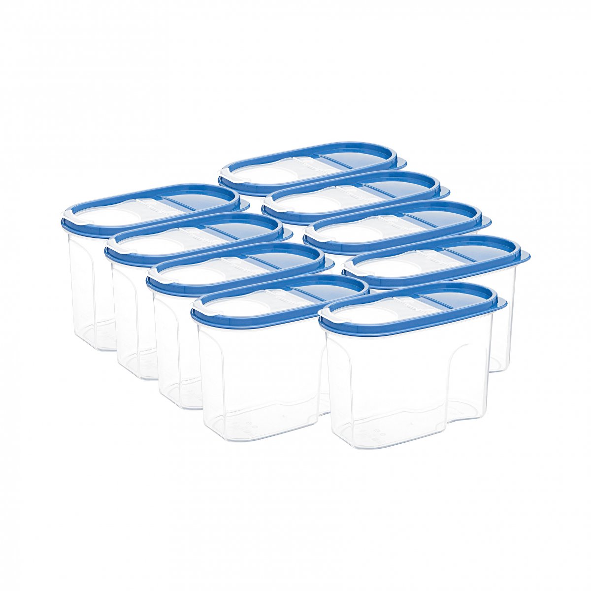 Erzak Kabı, 1,2 LT, Mavi 9'lu Set