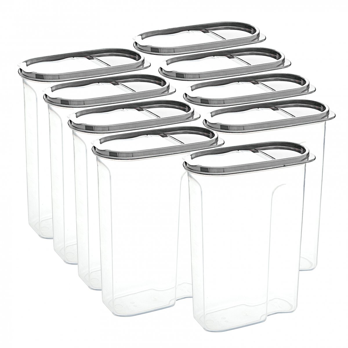 Erzak Kabı, 2,5 LT, Beyaz 9'lu Set