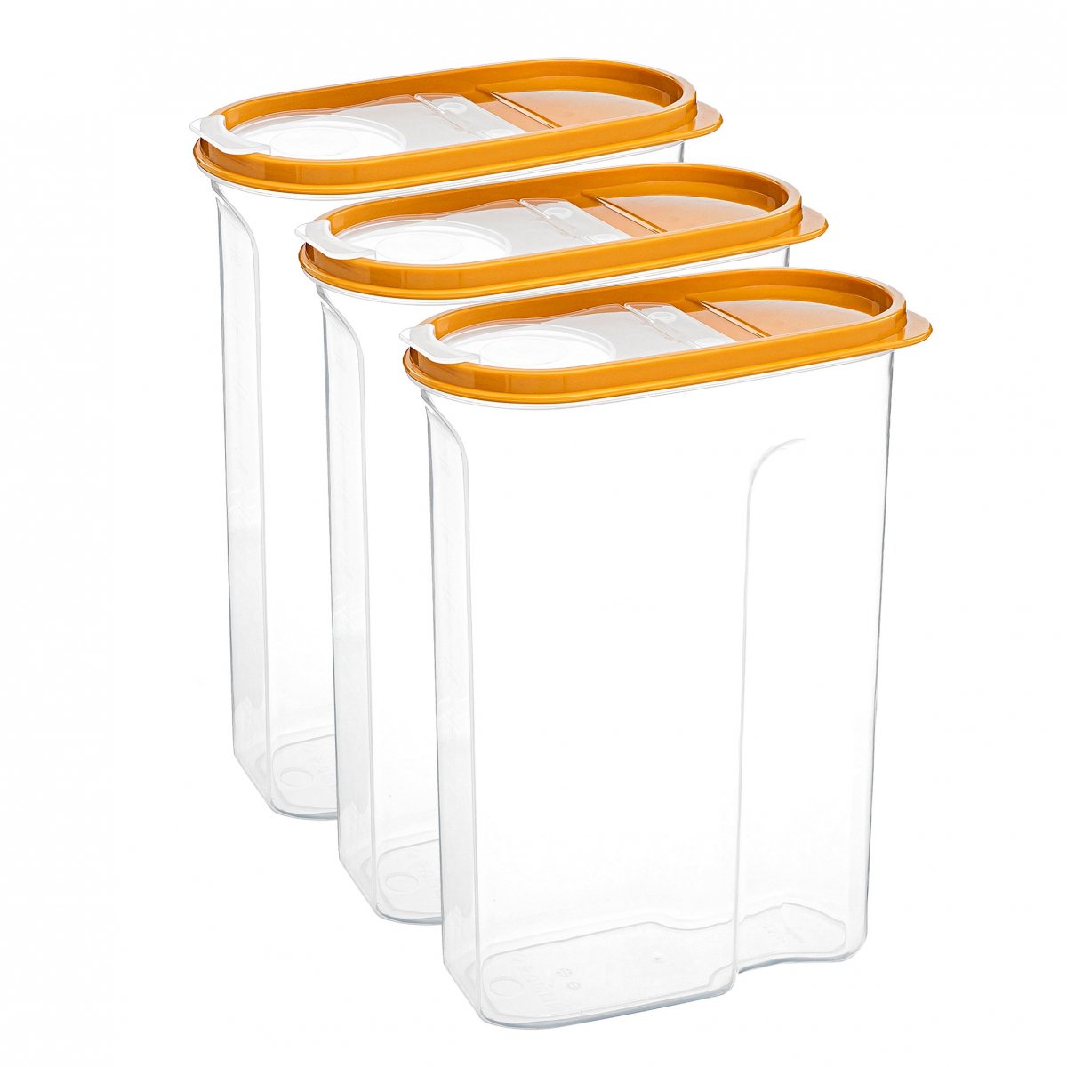 Erzak Kabı, 2,5 LT, Hardal 3'lü Set