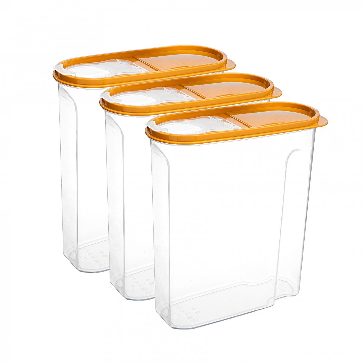 Erzak Kabı, 4 LT, Hardal 3'lü Set