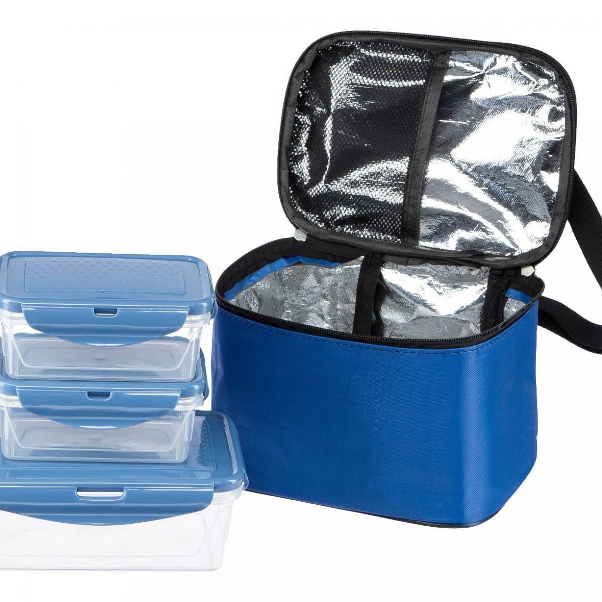 Favilla 3109-B Favilla Termos Çanta+3 Adet Sızdırmaz Saklama Kabı ( 2 adet 420 ml ve bir adet 1.1 Litre Sızdırmaz Saklama Kutusu)