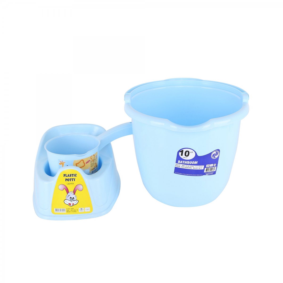 Favilla Bebek Küvet Seti 5 Parça (Mavi)