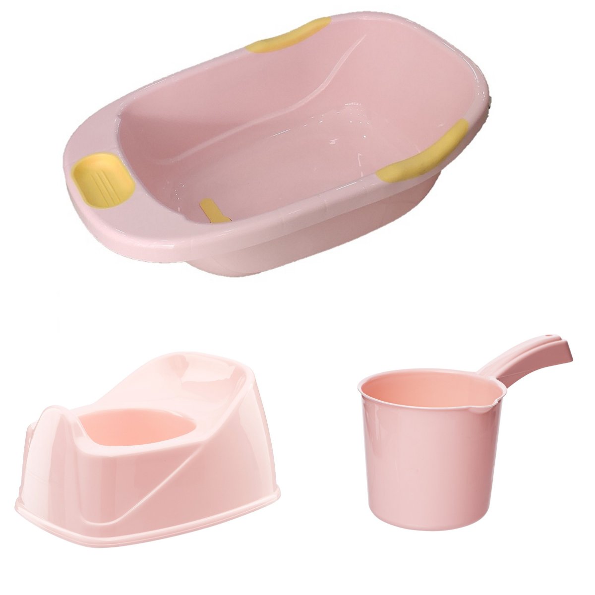 Favilla Bebek Küvet Seti 5 Parça (Pembe)