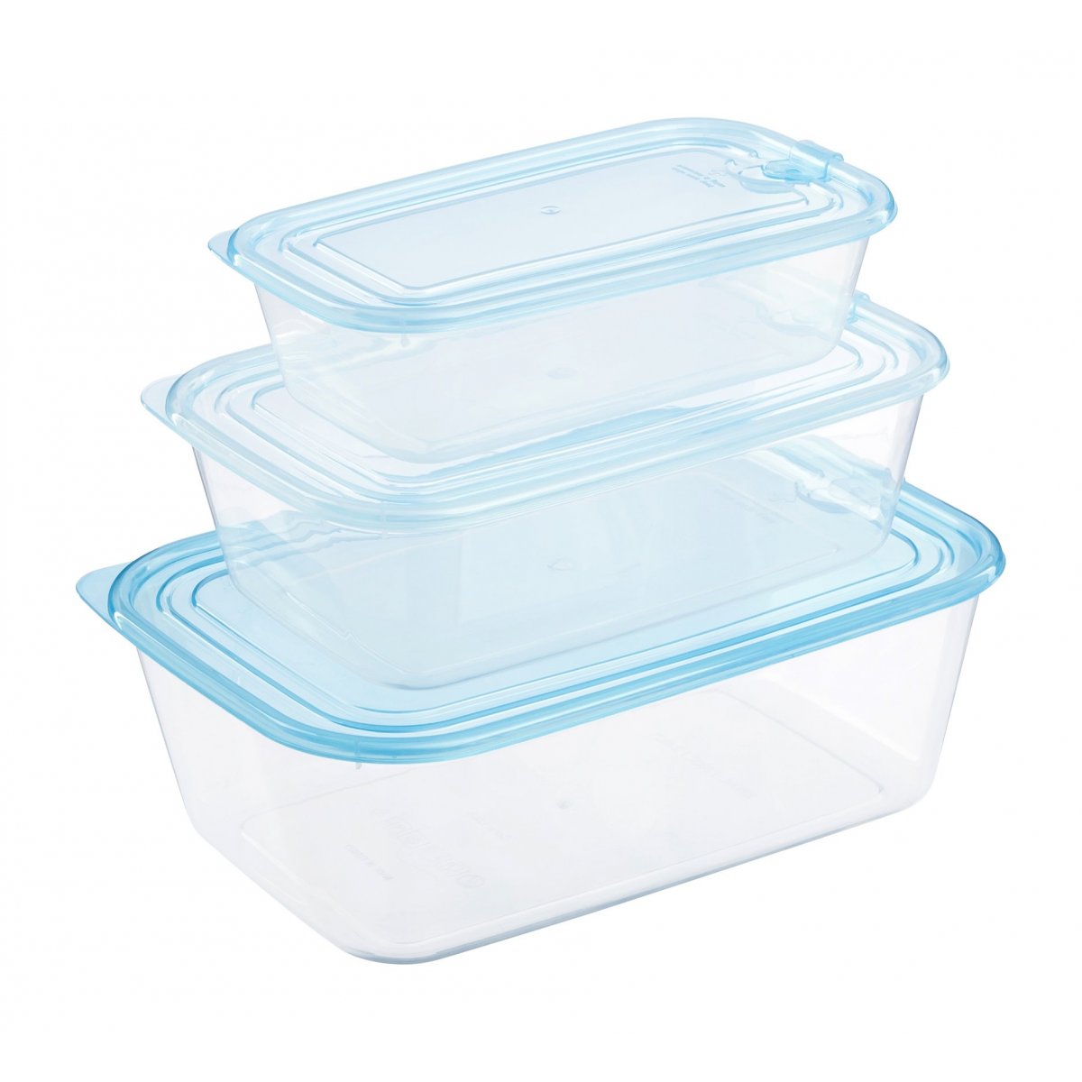 Favilla Mikrodalga Saklama Kabı 3'lü Set,  Mavi