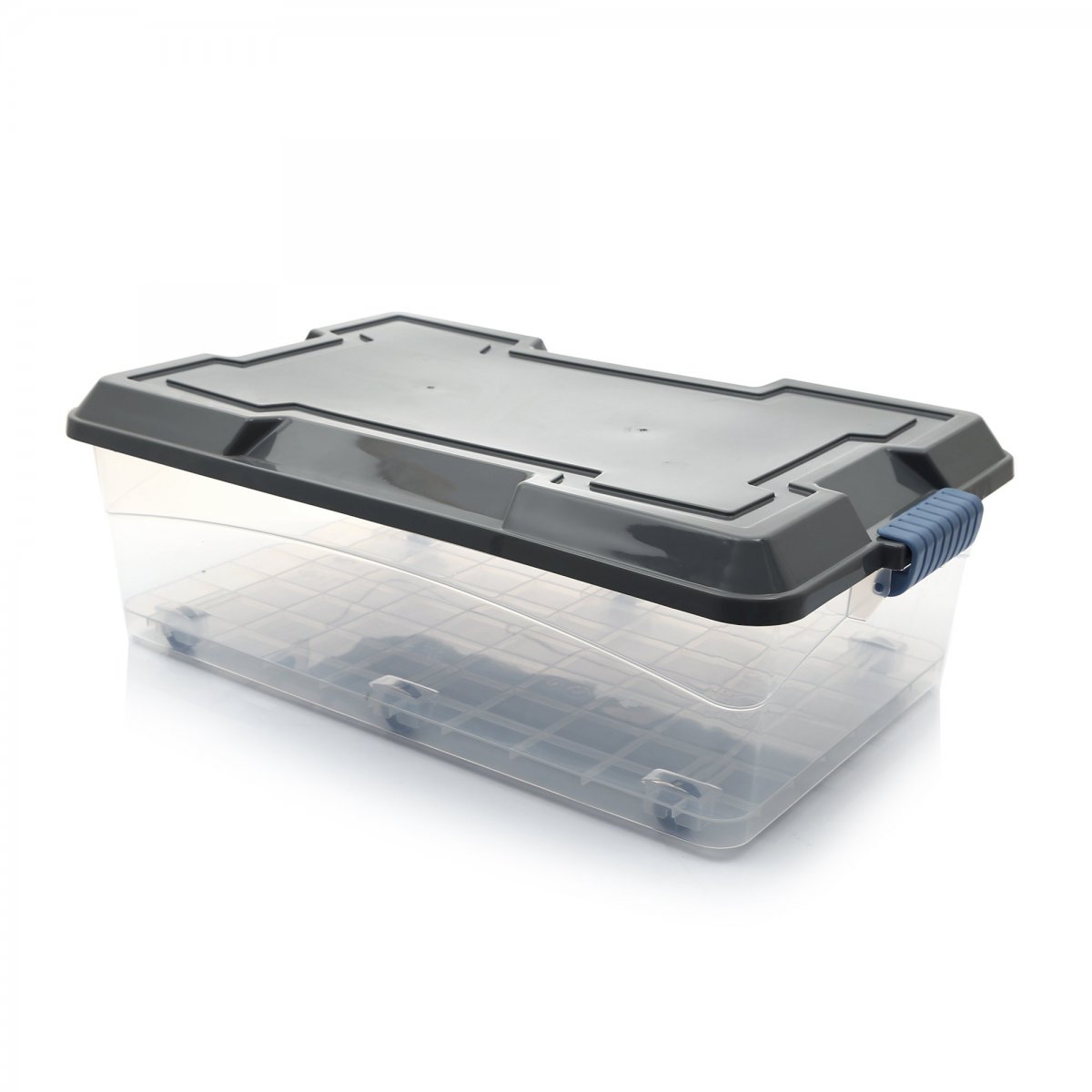 Tekerli Kilitli Saklama Kabı 50 Lt